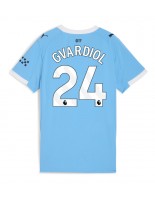 Manchester City Josko Gvardiol #24 Hjemmedrakt Dame 2025-26 Korte ermer